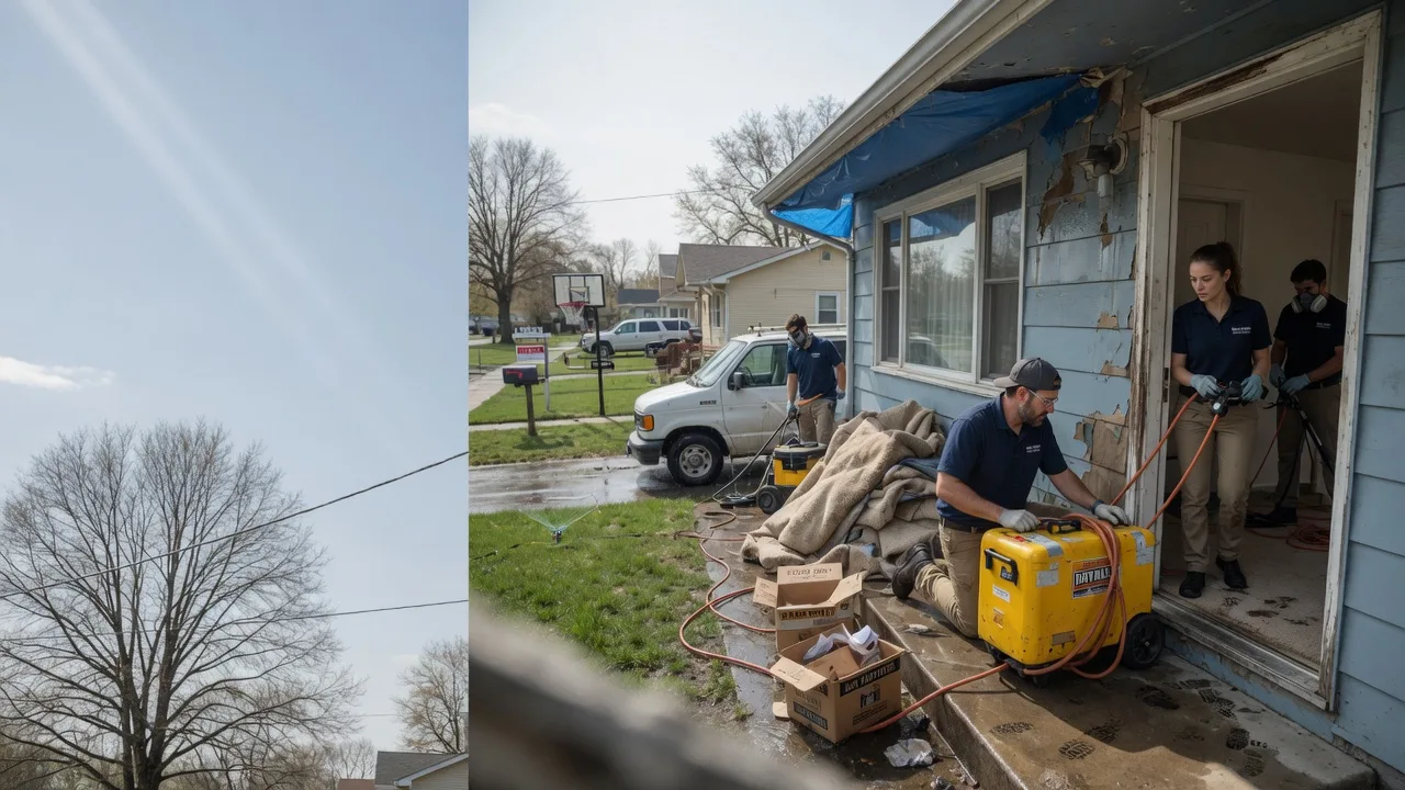 Basement Flood Cleanup in Oak, NE near me